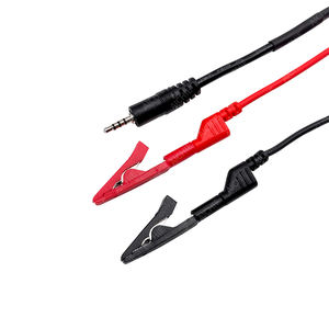 Коннектор разъема постоянного тока 2,54 мм с двойной головкой Красный Черный банан штекер Аллигатор зажим для тестирования питания кабель в сборе проводка электронная - Product Image 6