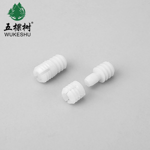 Five Trees Grille Panel Concealed Fasteners Nylon Plastic <b>Clips</b> 10mm Invisible 2 In 1 Quick Release Screw For Cabinet <b>Trim</b> - Product Image 2