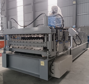Petit pain professionnel de toiture formant la tuile vitrée de double couche faisant la machine avec le prix Fcompetitive - Product Image 5