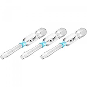 HAZET - 2204NSLG-8/3 1/4'' Hexagonal long <b>screwdriver</b> bit <b>set</b> (3 pcs.) - EAN 4000896239108 INSERTS FOR SCREWING BITS - Product Image 1