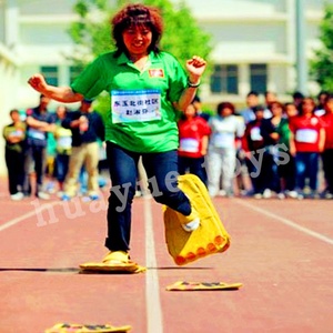 मजेदार Inflatable टीम बिल्डिंग खेल खेल के लिए विशाल जूते पीवीसी बड़ा गति जूते फुटबॉल खेल खेल - Product Image 4