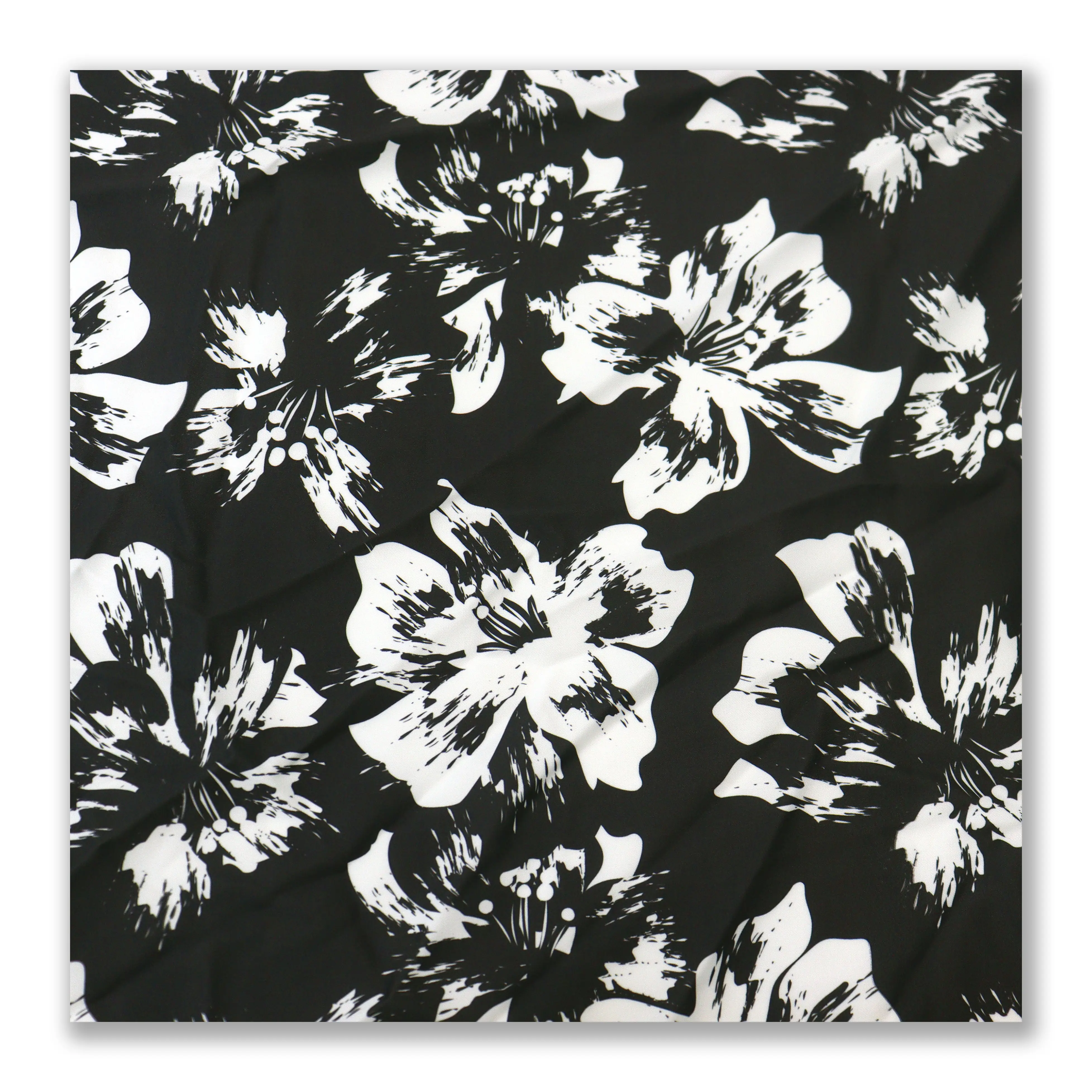 Thấp moq tùy biến thoải mái mềm satin Viscose/Polyester vải twill in ấn cho mùa thu satin đồ ngủ