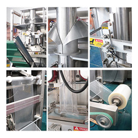Auto Multi-Head Wegende Verticale Verpakkingsmachines Quad Seal Pack Gedroogde Aardbei Granule Pet Food Vffs Verpakkingsoplossing