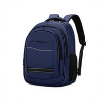 Sac à dos d'affaires personnalisé en gros, à fermeture éclair, imperméable, durable, grande capacité, pliable, pour l'université, les voyages, pour ordinateur portable, en nylon