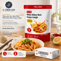 Halal 190g Rasa Lemon Asam Pedas Konjac Liangpi Siap Saji Mie Instan Asia Vegan Makanan Sehat Kemasan Grosir 10 Bulan