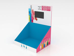 Iklan karton Counter PDQ tampilan meja kardus meja Display berdiri dengan layar LCD untuk promosi penjualan - Product Image 4