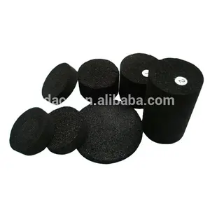 sintered or compressed water filter various dimension porous coconut shell activated carbon discs plate used for decoloring