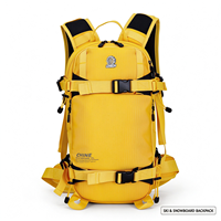 Sac à dos de ski léger, transport horizontal de snowboard, compatible double planche, sac à dos de randonnée et de cyclisme en plein air