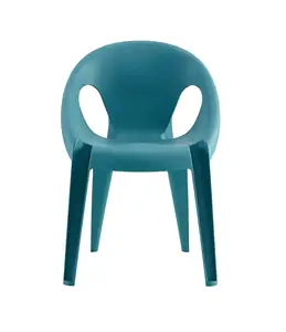 Colorful Plastic Chairs for Outdoor Garden Black PP Chair with Cheap Price Bedroom Living Room Beach Bar Use Metal Material Seat