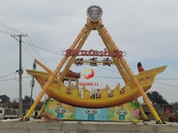 Fun Fair Fairground Pirate Ship Attraction Amusement Park Rides 32 Seats Viking Pirate Ship à vendre