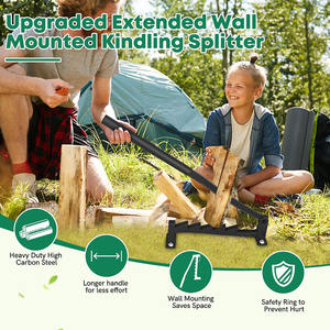 Fendeur <span class=keywords><strong>de</strong></span> bois mural JH-Mech, design ergonomique, manuel, en acier au carbone - Product Image 3