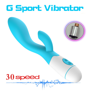 Vibratore Rabbit per Punto G e <span class=keywords><strong>Anale</strong></span>, <span class=keywords><strong>Stimolatore</strong></span> Clitorideo con 30 Modalità di Vibrazione, Giocattoli Sessuali per Donne - Product Image 2