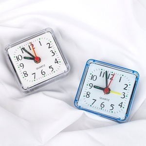 Đồng hồ báo thức nhỏ đơn giản Đồng hồ bàn học sinh Vuông Dễ Thương mini trẻ em phòng ngủ đầu giường - Product Image 4