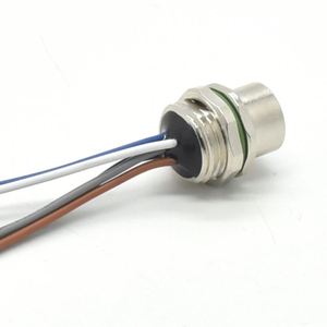 IP67 M12 Conector de 5 pines a código Enchufe eléctrico con cable Litz Conector circular impermeable hembra M12 - Product Image 3