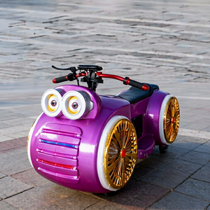 Coches de Choque Eléctricos Personalizados para Niños, de PVC y Fibra de Vidrio, Atracción de Entretenimiento al Aire Libre para Centros Comerciales y Parques de Aventuras, con Batería de 12V - Product Image 1