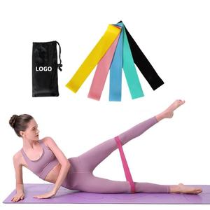 Vente en gros directe usine : Ensemble de bandes de résistance en boucle, faible MOQ, OEM, pour Yoga, Pilates, exercices des fessiers et des jambes, bandes élastiques d'entraînement, en promotion - Product Image 3