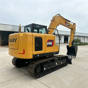 Approvisionnement direct usine pour mini-excavatrice compacte SY95C de 9 tonnes, pelle sur chenilles hydraulique haute efficacité, capacité de godet de 0,38 m³ - Product Image 5