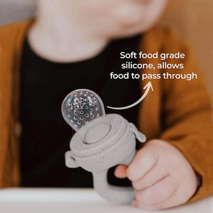 <span class=keywords><strong>Sucette</strong></span> d'alimentation pour bébé, best-seller, sans BPA, en silicone, pour fruits, avec plateau à mordiller pour nourrissons - Product Image 2