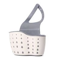 Égouttoir de lavabo robuste et antirouille pour cuisine, salle de bain, comptoir, buanderie, support à ventouse pour savon et éponge, organisateur de rangement pour évier