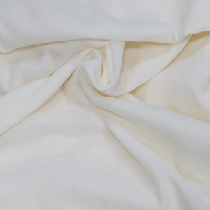 100% Polyester Velours Tissu Doux Blanc Tissé Technique Teint pour Vêtements Rembourrage Utilisation Décorative Haute Durabilité Lisse - Product Image 1