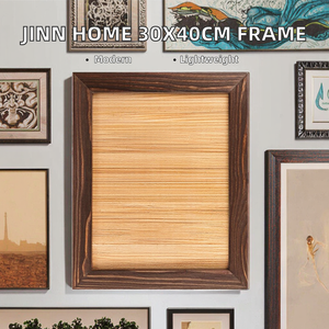 Jinn Home 30x40CM UV Printed Wood <b>Poster</b> <b>Frame</b> with Mat for Wall Decoration - Product Image 2
