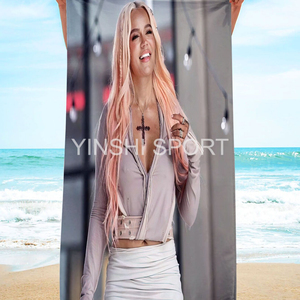 Toalla de <span class=keywords><strong>Playa</strong></span> de Yoga Personalizada con Diseño Nuevo de <span class=keywords><strong>Karol</strong></span> <span class=keywords><strong>G</strong></span>, Impresa en Poliéster Suave, para Niños y Adultos, Modelo Manana Sera Bonito - Product Image 2