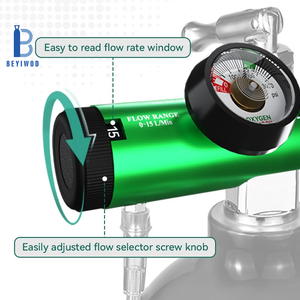 Sıcak Satış 12 Seviyeli Akış Hızı CGA 870 PIN İndeksli Gaz Basınç Regülatörü - Product Image 3