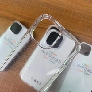 Venta al por mayor de la caja del teléfono Delgado Claro TPU Fundas para teléfonos móviles para Iphone 13 Pro <span class=keywords><strong>Max</strong></span> 14 15 Plus 16 17 Aire TPU - Product Image 5