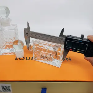 Botellas de vidrio perfumadas para aromaterapia, perfume con cubierta superior de bola de cristal, 100 ml
