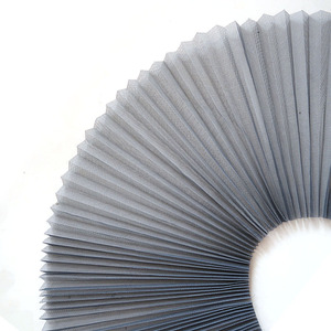 18*16 yanmaz fiberglas Plisse pencere teli cibinlik otel kullanımı için Modern tasarım katlanır ekran yatay açılış tarzı - Product Image 1