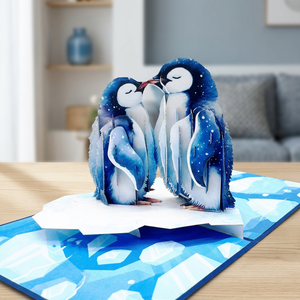 Pop-Up Greeting <b>Card</b> Paper Cutting Offset Printing Art Paper Viet-craft Handmade Luxury Animal-Themed <b>Thank</b> <b>You</b> Gift Christmas - Product Image 2