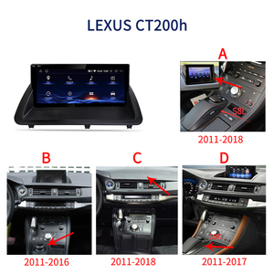 Bosstar 10,25 ''Android 10,0 Car Audio DVD Player para <span class=keywords><strong>Lexus</strong></span> CT200 <span class=keywords><strong>CT200H</strong></span> CT 2011-2018 Car <span class=keywords><strong>GPS</strong></span> - Product Image 2