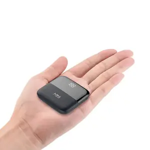 복근 Q5 미니 듀얼 USB 휴대용 충전기 슬림 공장 도매 핫 세일 10000 Mah 상자 사용자 정의 리튬 폴리머 배터리 미니 전원 은행