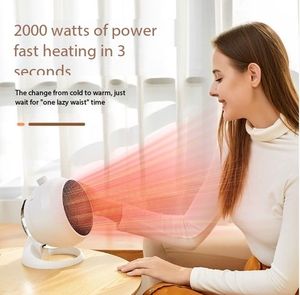 Chauffage de bureau compact 2000W, souffleur d'air chaud électrique, machine à air chaud, chauffage céramique PTC, faible bruit, mini-radiateur - Product Image 1