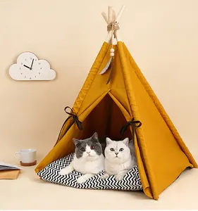 China Factory Price Four Sticks Wholesale Pet Bed Dog Teepee toy Tent for pets