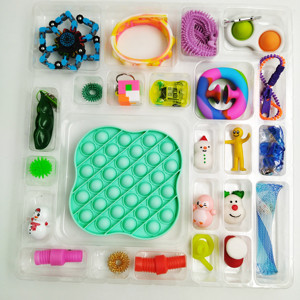 FT71 Hot Sale Surprises Christmas Countdown <b>Fidget</b> Toys for Teen Boys and Girls Party Favors Gifts Advent Calendar Boxes - Product Image 4