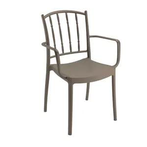 高品质当代环保花园塑料椅子现代户外家具用藤制材料设计