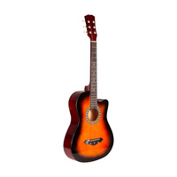 TN-AC-38I 38-Inch Colorful Basswood Acoustic Guitar Wood String Instrument for Beginners