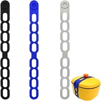 Vente en gros de nouveaux attaches de câble en silicone de 55cm pour cordons électriques Organisateur de câble en silicone