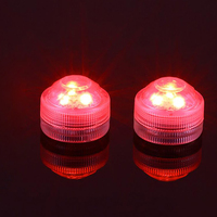 Mini chauffe-plat à LED pour la décoration de la maison Vases à fleurs à bougies submersibles étanches à piles pour les piscines de mariage-pour Diwali