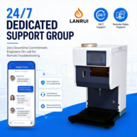 Machine de remplissage d'huile semi-automatique à température réglable, chauffage de laboratoire, mini-embouteillage quantitatif d'huiles essentielles visqueuses