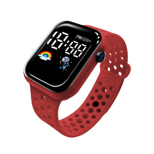 Orologio Digitale LED Sportivo con Cinturino in Plastica Ovale <span class=keywords><strong>per</strong></span> <span class=keywords><strong>Bambini</strong></span>, Studenti <span class=keywords><strong>Maschi</strong></span> e Femmine - Product Image 6