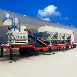 Planta Mezcladora de Concreto Móvil Eléctrica Completamente Automática de 35M3/H, Bomba de Motor PLC, Planta Dosificadora Portátil - Product Image 1