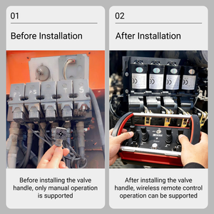 Professional Industrial Fixed Code Waterproof Wireless <b>Remote</b> <b>Control</b> with Joystick for Tower Crane and Truck Mounted Crane - Product Image 4