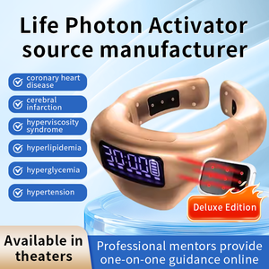 Neues ABS-Material USB-Anschluss Gold 3-in-1 Nacken-Rotlicht-Massagegerät mit Zeitsteuerung - Product Image 1