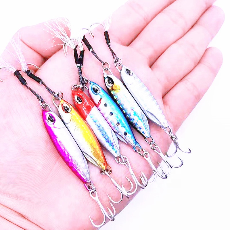 7g 20g Metallfischköderforelle Köder TackleSea Baits Metal Jigs Angelhaken 7g 20g Metallfischköderforelle Köder TackleSea Baits Metal Jigs Angelhaken