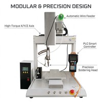 Máquina de Soldadura Automática de Alta Eficiencia y Calentamiento Rápido, Precio de Fábrica, Control Inteligente PLC, Certificación CE, Robot, 1 Año de Garantía en el Motor