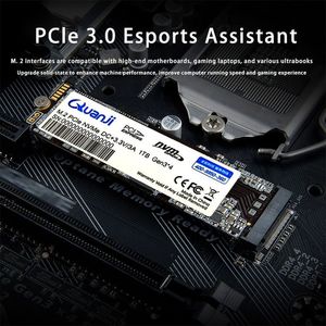 Kustomisasi produsen Quanji NVMe SSD M2 kecepatan tinggi SATA Solid State Drive 256GB 512GB 1TB 2TB untuk penggunaan Internal Desktop - Product Image 2