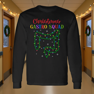 T-shirt à manches longues Christmas Gastro Squad pour infirmières et médecins gastro-entérologues - Product Image 3