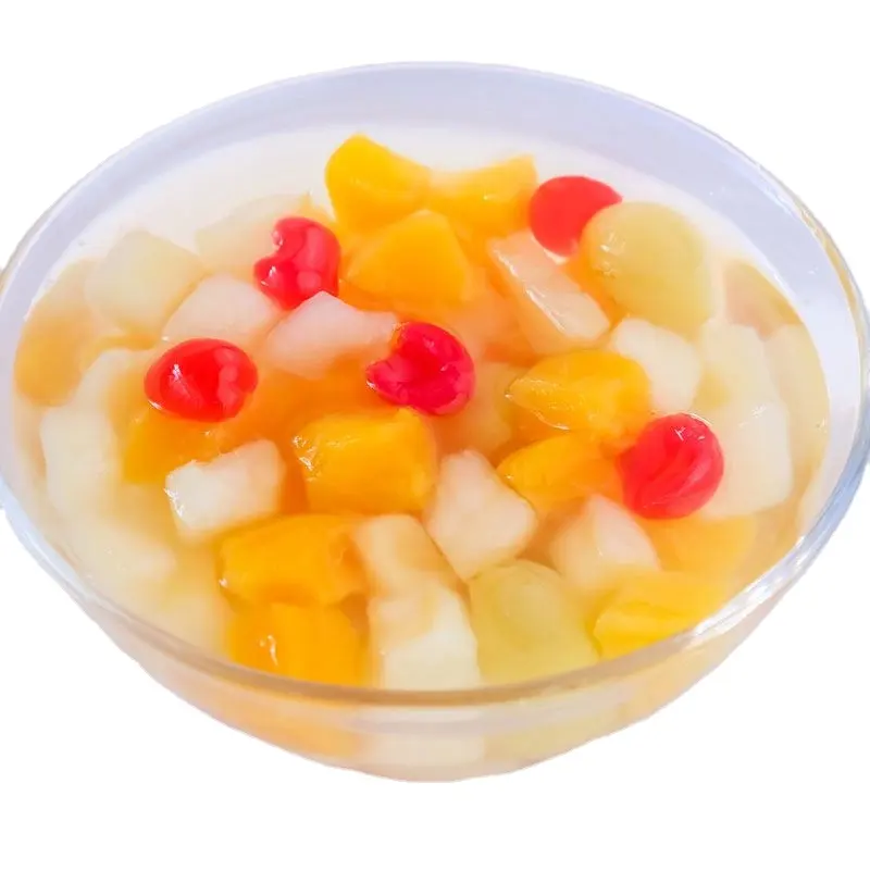 Plastic Jelly Cup Diverse Fruitige Cocktail In Cup
